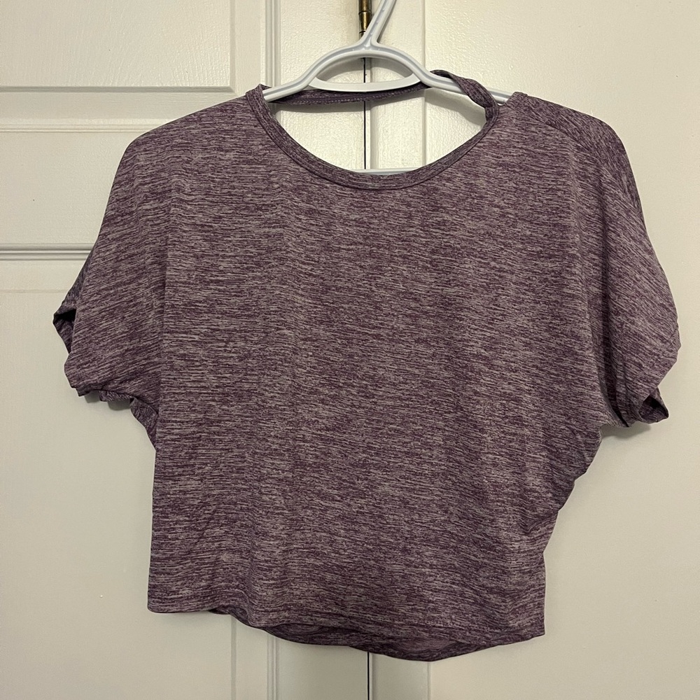 Open Back Workout Shirt - Picture 4 of 5